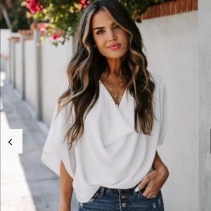 Vici Elton blouse cream color